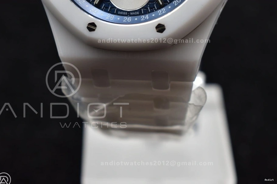 on Bracelet Best APSF Edition Oak Ceramic White Perpetual Ceramic A5134 Royal 26579cb Calendar 1207